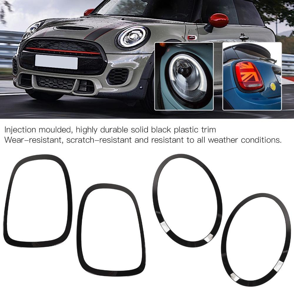4PCS Glossy Balck Front Grille Trim Strip for F55/F56/F57/One Cooper S JCW 2014+
