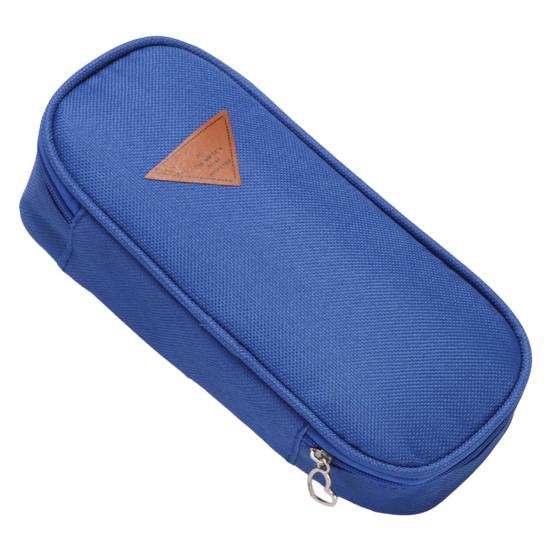 

Сумка-карандаш, большая вместимость, простота, устойчивость к загрязнениям, холст, компактная сумка для канцелярских принадлежностей, школьные аксессуары королевский синий