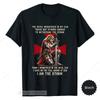Unisex Cotton Short Sleeve Christian Warrior T Shirt Armor Of God Templar Knight Faith I Am The Storm Gift