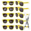 12-100 Pcs Wedding Personalized Sunglasses Bulk Custom Sunglasses with Paint Pens for Adult DIY Birthday Wedding Party Favors 5