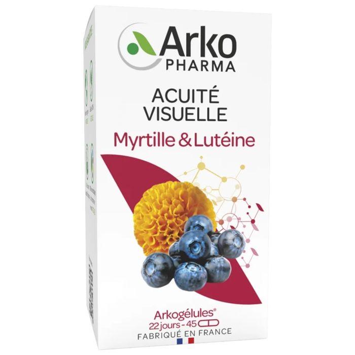 Arkopharma Arkogelules Myrtille &amp; Lutéine 45 Gélules