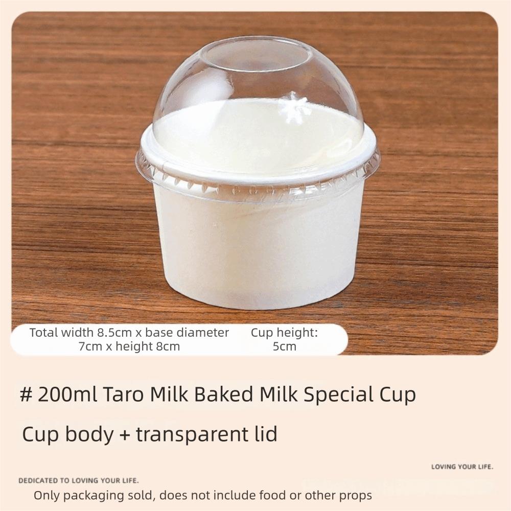 10 Pieces Pastry Packaging Paper Cake Cups Temperature Resistance Food Molds Disposable Cake Bowls Grease Resistant