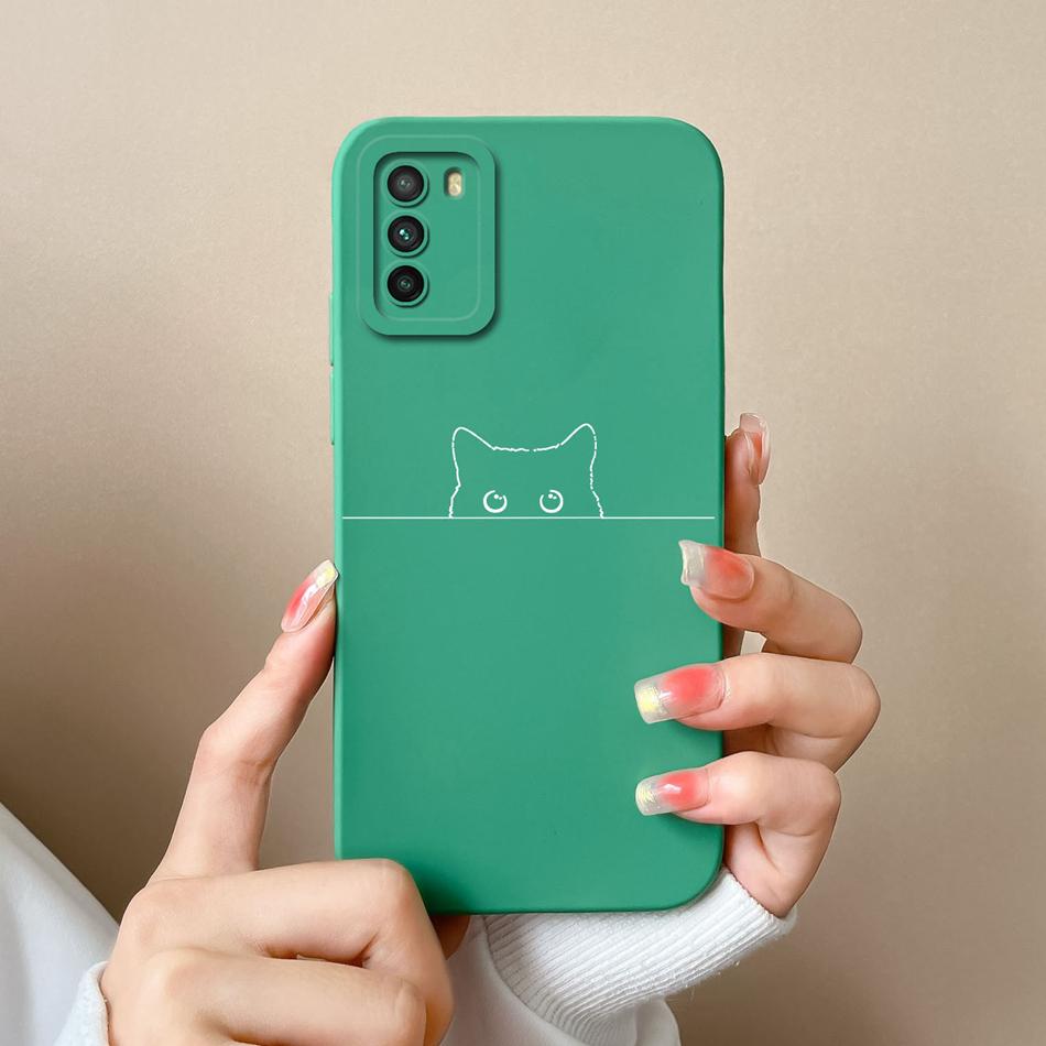 Fun Case For Xiaomi Poco M3 Pro Cute Soft Smooth Liquid Silicone Full Protection Anti Choc Phone Cover For Poco M 3 M3Pro Shell