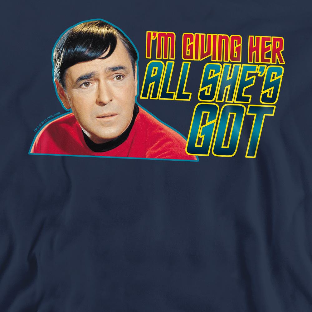 STAR TREK Unisex Adult All SheÂ´s Got Sweatshirt