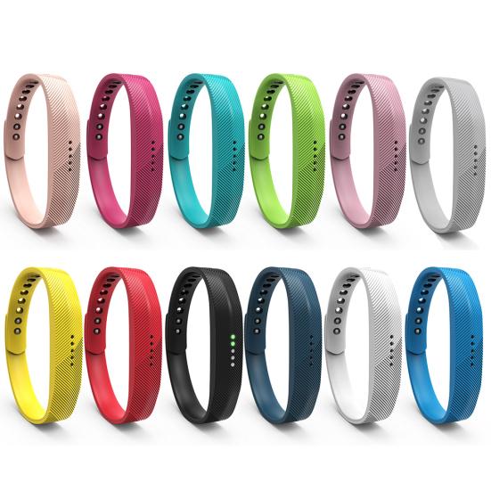 Sport Silicone Wrist Bracelet for Fitbit Band Replacement Flex2 Smartwatch