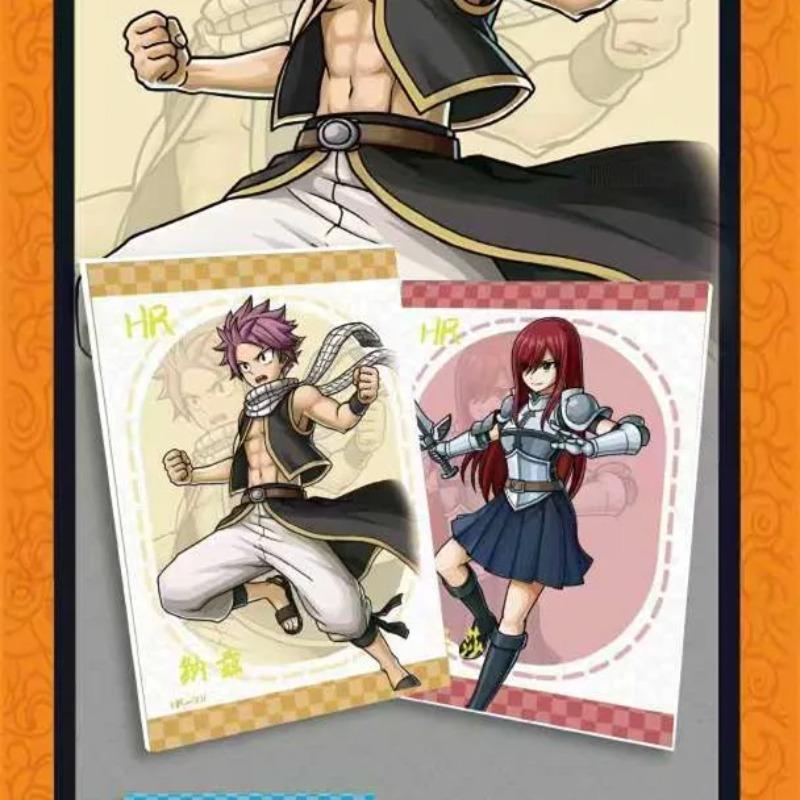 HUIKA Fairy Tail Collection Cards Anime Natsu Erza Scarlet Flash SSP EX Cards Kids Doujin Toys and Hobbies Gifts