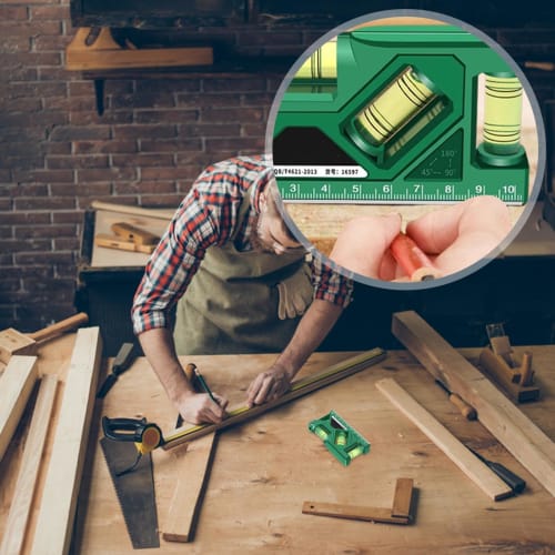 Small Level - Small Level, Portable Precision Level | Carpenter's Small Leveling Bubble for Personal and Commercial Use, Accurate Leveling Measurement