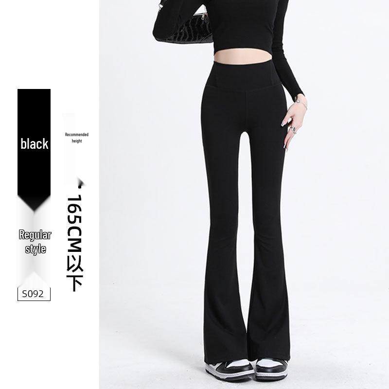 

Women s Spring 2026 High-Waisted Micro-Flared Shark Skin Yoga Pants: Petite, Butt-Lifting, Slimming. M (101-115 lbs)