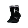 Under Armour Crew Socks Unisex 2 Pack Black (Unisex) Crew Socks 1379534 003