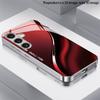 Red Wine Red Soft Surface Pattern 2D Phone Case for Samsung S26 S25 S24 S23 S22 S21 S20 A56 A36 A16 - Glass Protective Cover