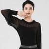 Women Dance Wear Latin Suit Ballroom Evening Dresses Costume Long Sleeves Line Dance Top + Pants Waltz Saba Suit