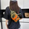 Unisex Crossbody Bag – Korean Minimalist Design Compartment with Water Bottle Holder for Hiking Climbing