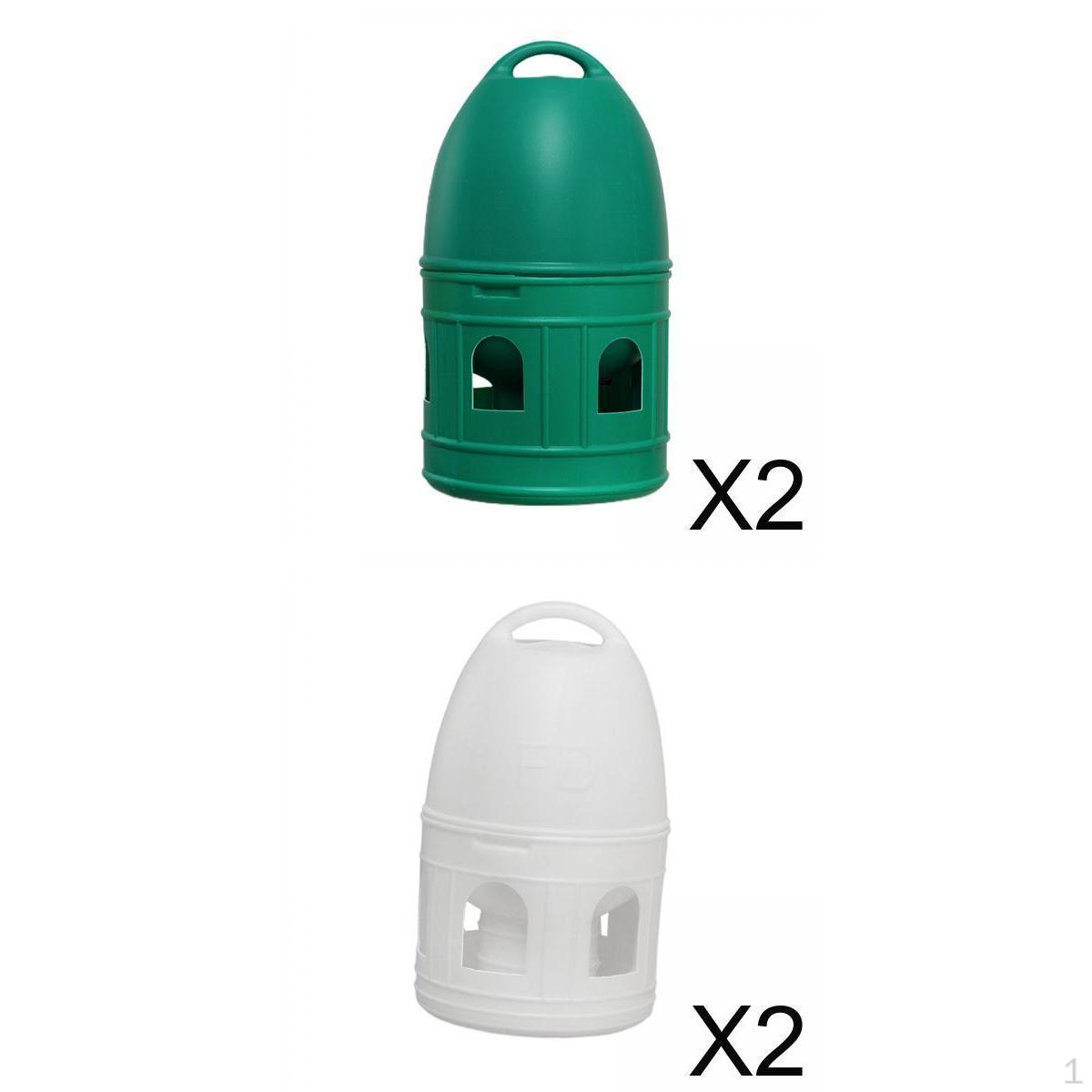 

4x Поилка для голубей с подвесной ручкой, кормушка для птиц