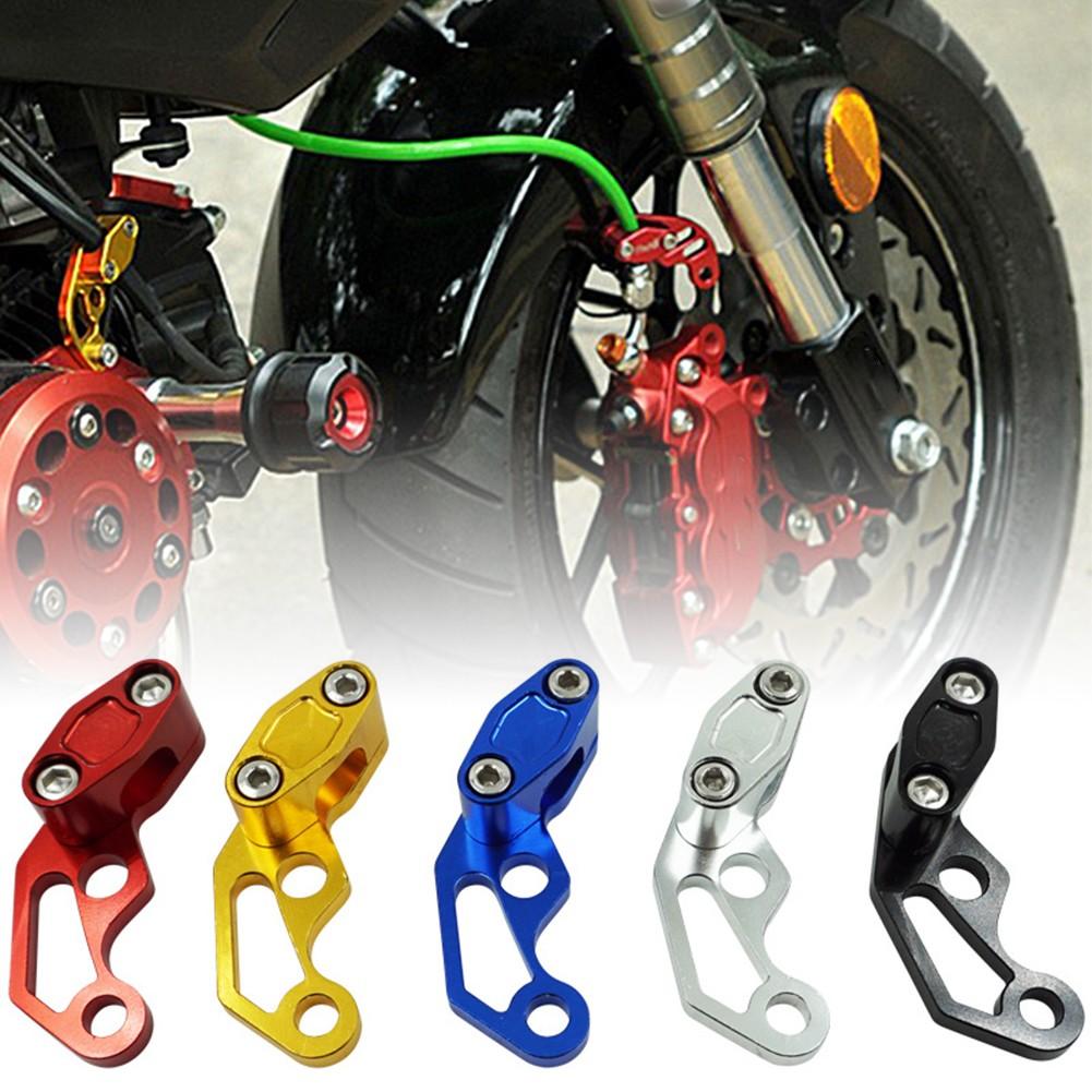 Rosso Moto Bici Tubo Olio Freno Linea Morsetto Protettore Antiruggine-Moda