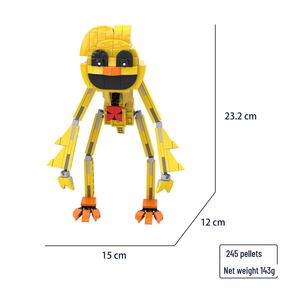 Poppy3 Smiling Critters: Sleepy Cat Building Blocks