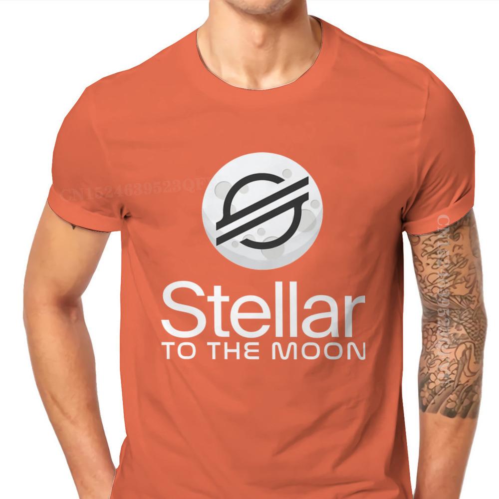Classic Hip Hop Tshirts Stellar Crypto XLM Coin Cryptocurrency Tops Comfortable Unisex T Shirts Unisex Tshirt Clothing Gift Clothes