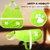 Dog Reflective Vest Adjustable Dog Vest Pet Dog High Visibility Clothing Outdoor Activities Walking Hunting