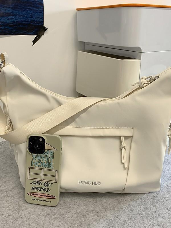 Minimalist Deli S Tote Bag With Padded Polyester Fabric And Urban Style For Commuting