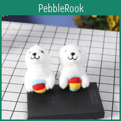 Lovely Seal Plush Toy Cuddly Soft Stuffed Animal Key Holder Bag Pendant