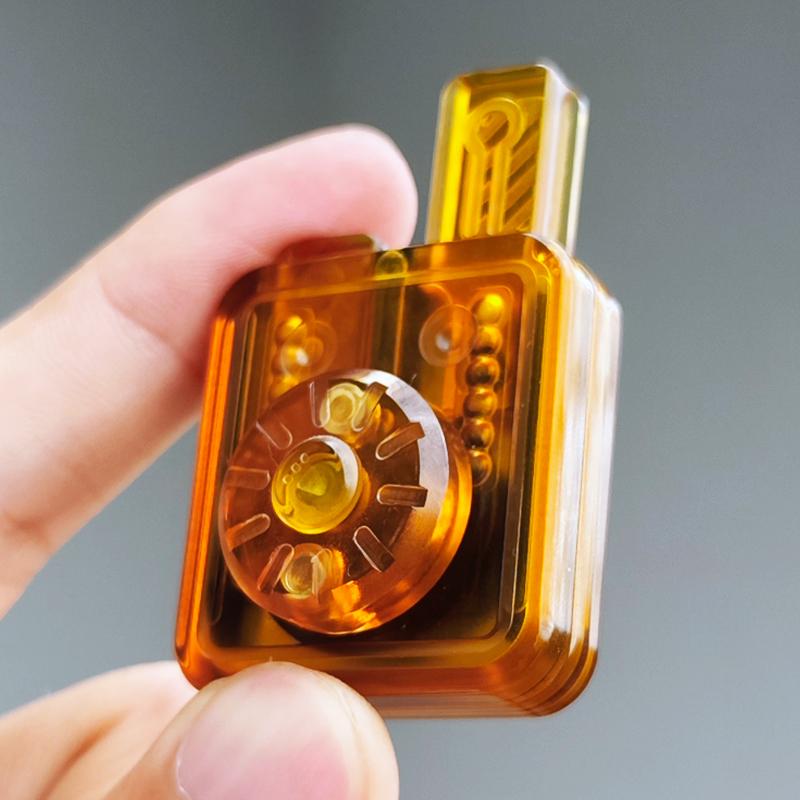 

Press Mechanical Slider Magnetic Push Card Clicker Pushing Plate Coin Edc Fidget Relieve Stress Easing Sensory Toy Anti Anxiety