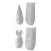 Christmas Bearded Dwarf Old Man Mold Cute Easter Rabbit Candle Silicone Mold Candle Design Home Ornament DIY Craft Tool