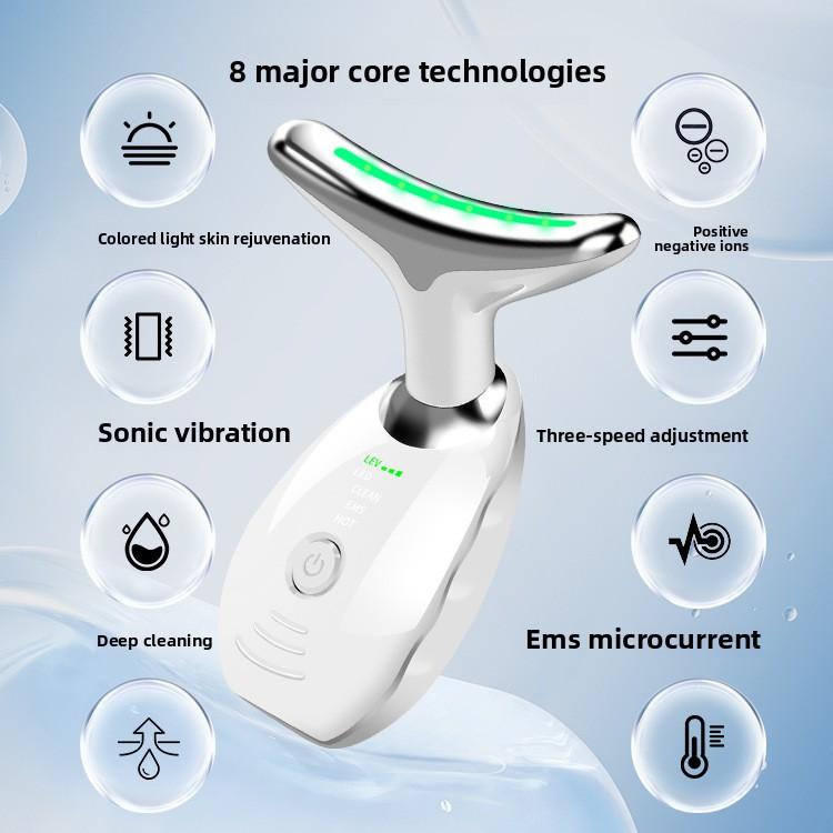 Neck Care Massager, Face Lifting and Firming Beauty Instrument, Neck Beauty Instrument for Removing Neck Lines Nasolabial Folds