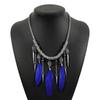 Retro Alloy Feather Pendant, Collarbone Chain, Personalized Design, National Style, Temperament, Trend Necklace, Women