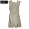 FOXEY Beige Linen Canelé Dress Dress 38 beigeUsed