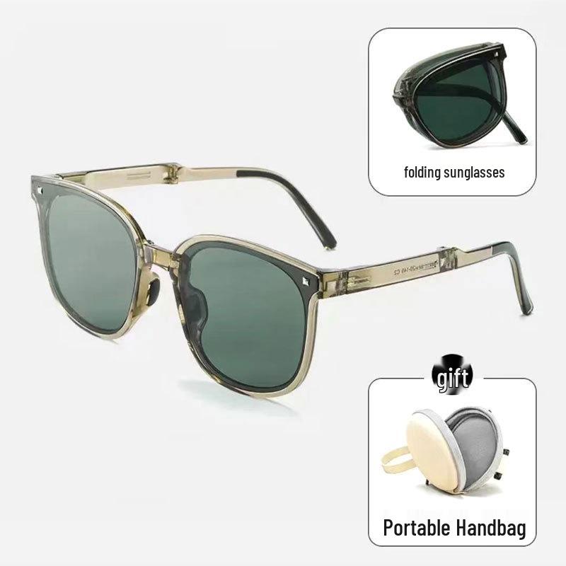 Foldable Women's Sunglasses - Fashionable Sun Protection for Influencers
