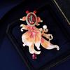 Chinese-style Koi Brooch, High-end Women's Exquisite and Individual Enamel Brooch, Niche Design Sense Brooch