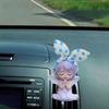 Car Perfume Clip Air Freshener Auto Vent Fragrance Cartoon Solid Parfum Wholesale Cute Angel Doll Automobile Accessories Girl