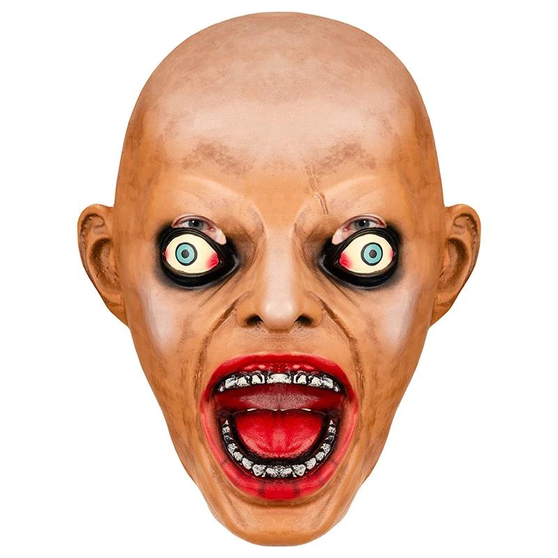 Maschera in Lattice Occhi Sporgenti Spaventosi, Accessorio Costume Horror di Halloween