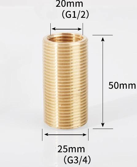 1/8" 1/4" 3/8" 1/2" 3/4" Gwint zewnętrzny BSP Pełny gwint Przedłużana złączka mosiężna do przepustnicy zbiornika wody Złączka przyłączeniowa Dom Ogród