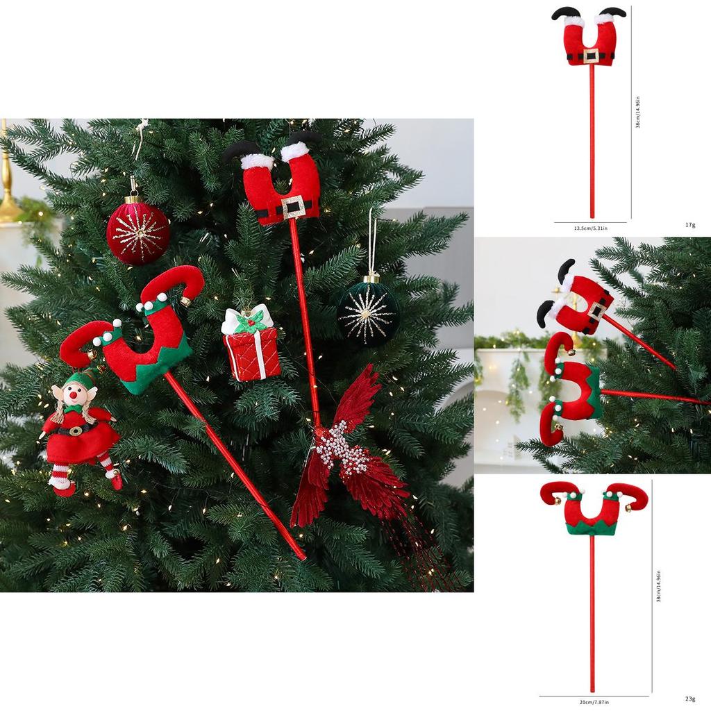Christmas Elf Leg Plush Decor For Festive Tree Decoration And Holiday Gift