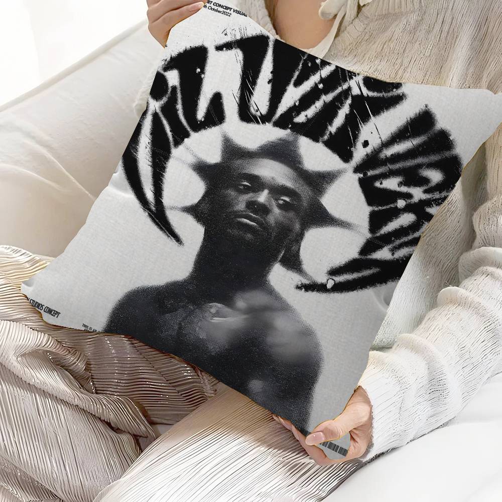 Lil Uzi Vert Singer Pillow Gift Home Office Decoration Bedroom Sofa Car Cushion Cover Case 45X45