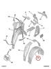 Rear Fender Liner/Mudguard for Citroen C5 (8533S9, 8534E0)