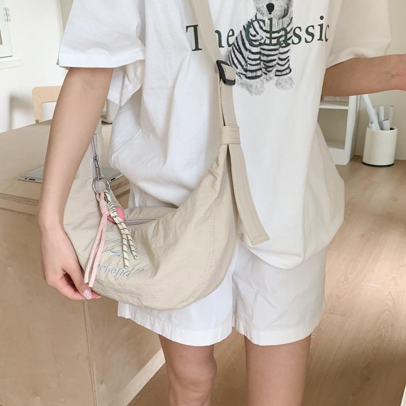 Large-capacity Tote Bag Women's Summer New Versatile Shoulder Messenger Bag Student Class Commuter Bag