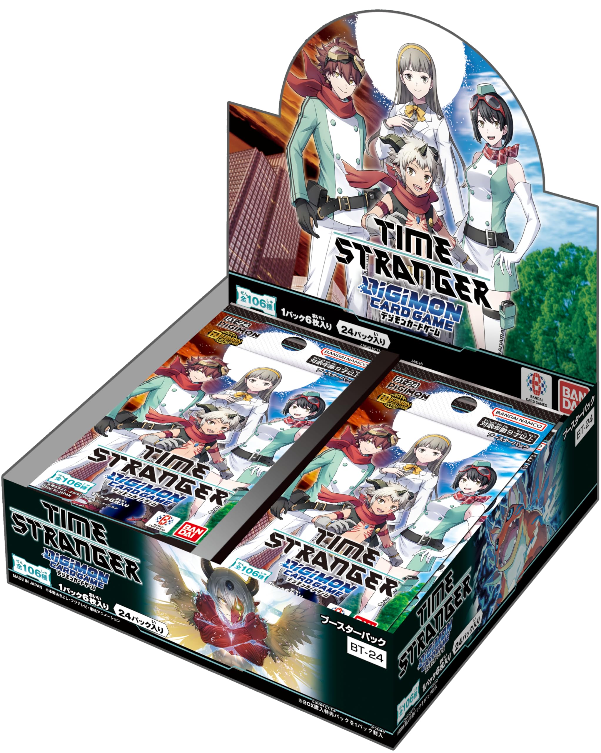 BANDAI Digimon Card Game Booster Pack TIME STRANGER [BT-24] (BOX) 24 Packs