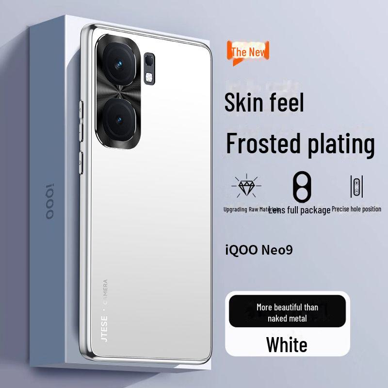 High-end Frosted Neo7 Protective Cover for Iqooneo9spro, Iqooneo8. All-inclusive Electroplated Mobile Phone Shell.