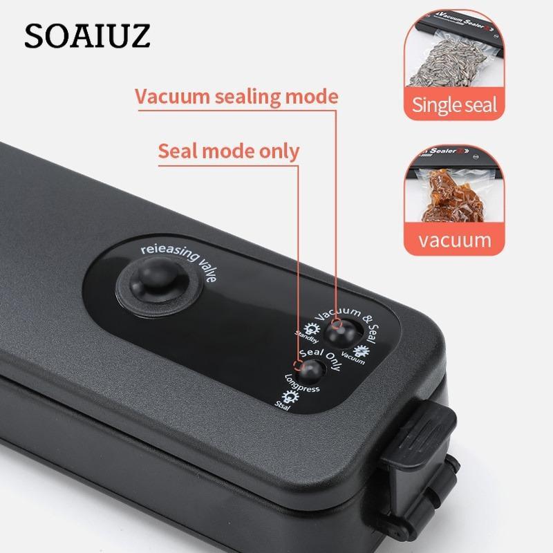 1PCS Huishoudelijk Zwart Voedsel Vacumeermachine 220V/110V Vacumeermachine Verpakkingsmachine