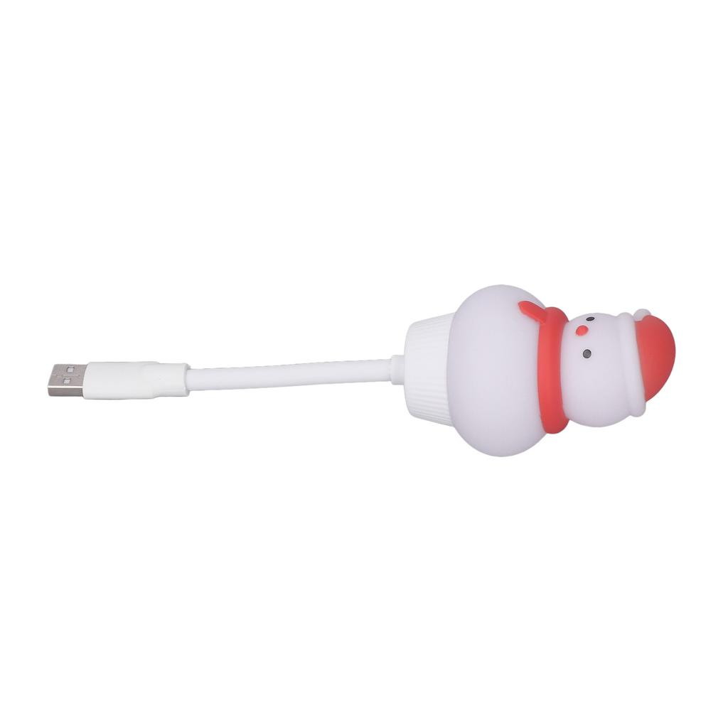 Mini USB LED Lamp Cartoon Shape Plug and Play Energy Saving Flexible USB Reading Light for Bedside Study Camping