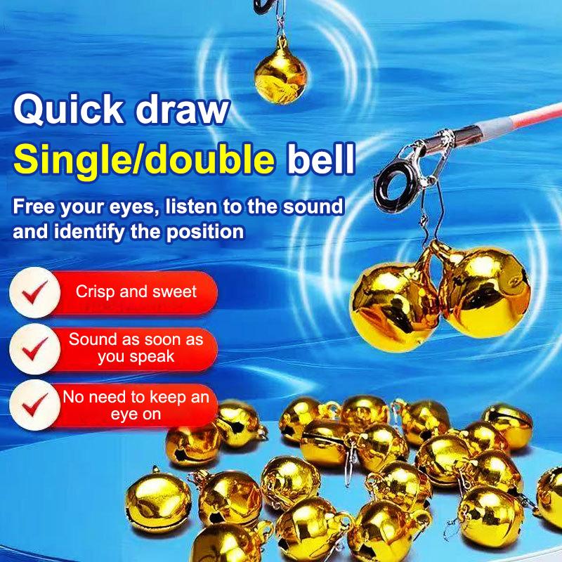 10/20Pcs New Quick-Clip Fishing Bell Alarm Auto-Alarm For Rig/Boat Fishing Rods Used For Night Fishing/Ice Fishing