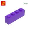 Non-Toxic 67Pcs/Lot 3010 1X4 Basic Building Blocks Moc Parts Compatible With Bricks Diy Children Toys Assembly Gift Storage Box