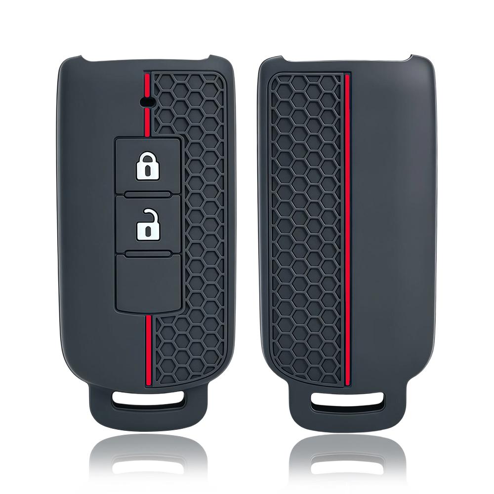 Silicone Car Key Case Cover For Mitsubishi Outlander Xpander Triton Asx Lancer Pajero Sport 3 G Eclipse Cross L200