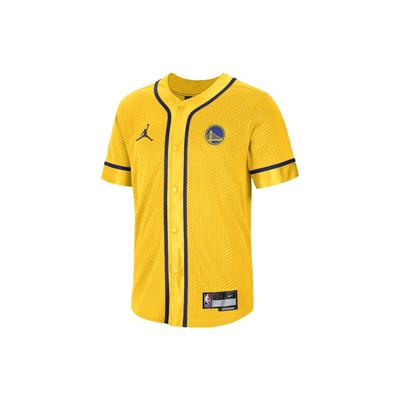 Dri-FIT NBA Golden State Warriors Statement Edition Logo Print Breathable Quick-Dry Short Sleeve Basketball Shirt Men Tops DN9831-728