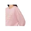 Skechers Round Neck Casual Letter Print Long Sleeve Sweatshirt Women sweatshirt Pink L324W049-04QT
