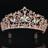 Accesorios para el Cabello de Boda DIEZI Vintage Barroco Cristal AB Tiara Nupcial y Coronas Joyería para la Cabeza de Mujeres Niñas Princesa