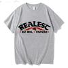 Realest graphic print T Shirt 100% Cotton Summer Tops  Harajuku Short Sleeves Manga Vintage Hip Hop Tees Clothes Streetwear