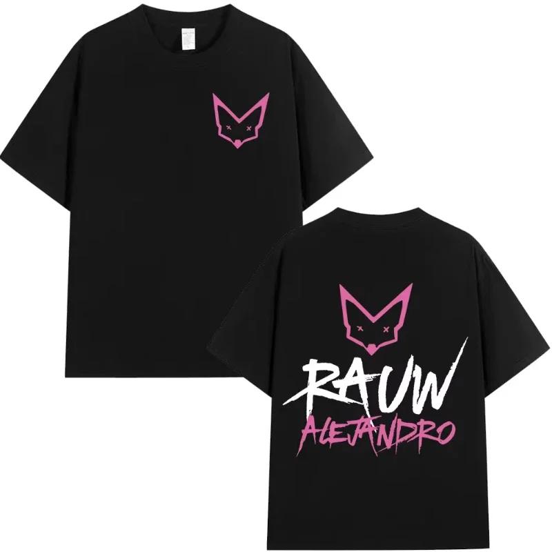 Singer Rauw Alejandro Cosa Nuestra Tshirt Unisexs Wounisex Vintage Fashion Short Sleeve Tshirt Casual Oversized Tshirts