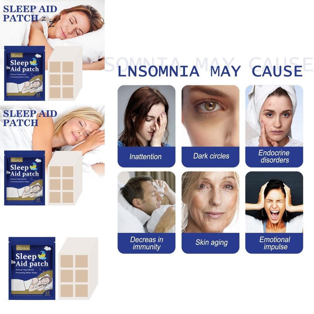 Eelhoe Aromatic Good Night Sleep Patches For Relaxation And Stress Relief 48pcs